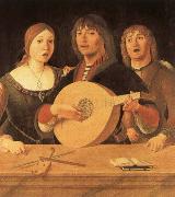 Giovanni Lanfranco Lute curriculum has five strings and 10 frets oil painting reproduction